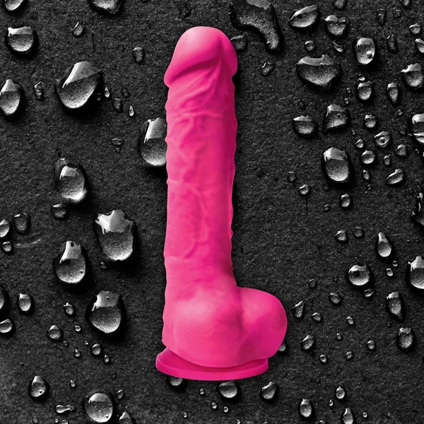 Colours Pleasures 5 Inch Pink Silicone Suction Cup Dildo — image 12 of 13
