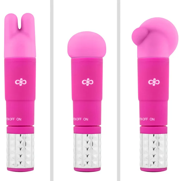 Rose Revitalize Vibrating Bullet Massage Kit With 3 Silicone Attachments By Blush - Pink — image 9 of 14