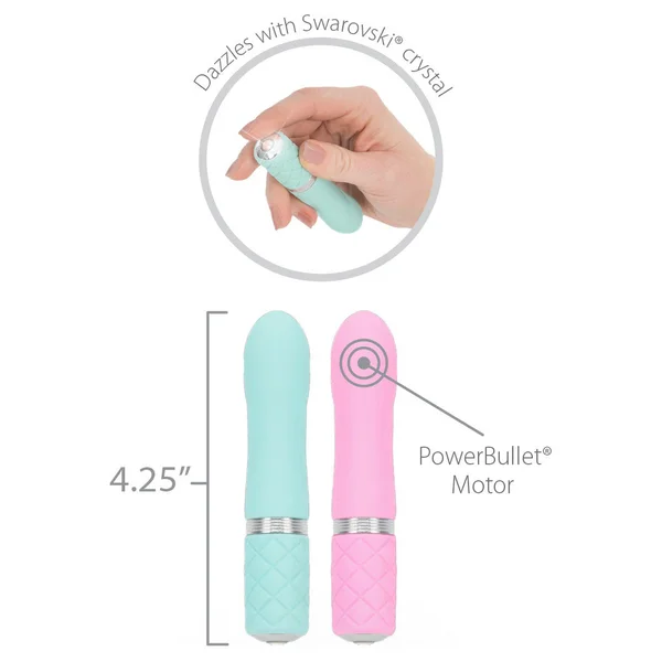 Pillow Talk Flirty Silicone Waterproof Rechargeable Mini Vibrator - Pink — image 22 of 25