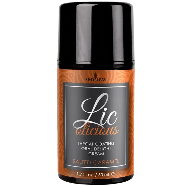 Lic-O-Licious Throat Coating Oral Cream by Sensuva 1.7 fl oz - Salted Caramel — image 2 of 2