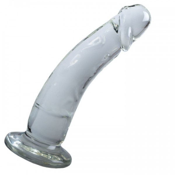Glacier Glass Realistic Cock - 6.5 Inch