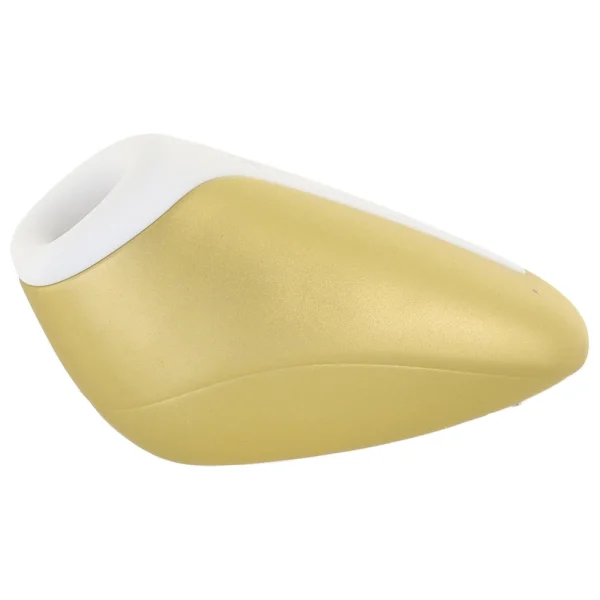 Satisfyer Love Breeze Pressure Wave Vibrating Rechargeable Waterproof Stimulator - Yellow