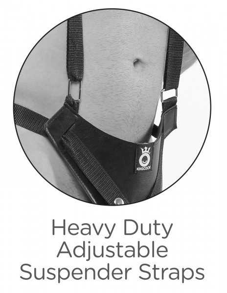 11" Double Cock Strap-On System