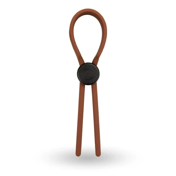 Velv'Or Rooster Ragnar Adjustable Lasso String Cock Ring - BROWN — image 6 of 11