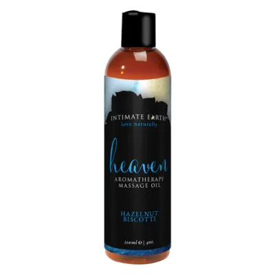 Intimate Earth Heaven Hazelnut Biscotti Massage Oil