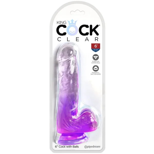 King Cock 6 Inch Ballsy Dildo — image 6 of 18