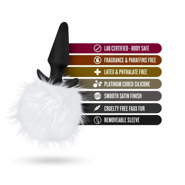 Pom Plugs Fur Pom Pom - White