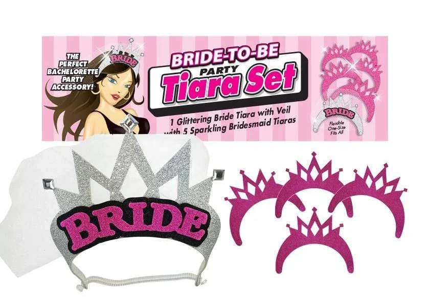 Bride to Be Party Tiara Set