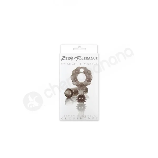 Crossbones The Mighty Marble Smoke Cock Ring