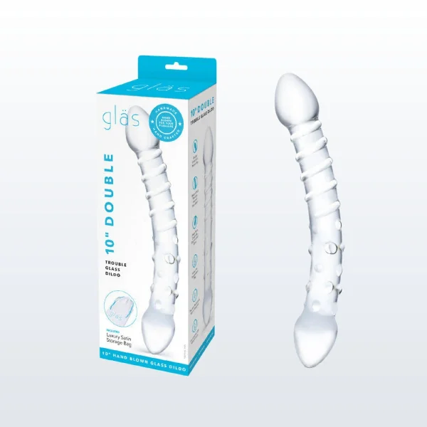 Glas Double Trouble Glass Dildo