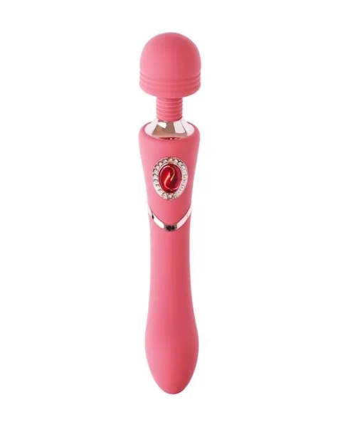 Share Satisfaction Sana Luxury Gemmed Wand - Pink - 9.5 Inch