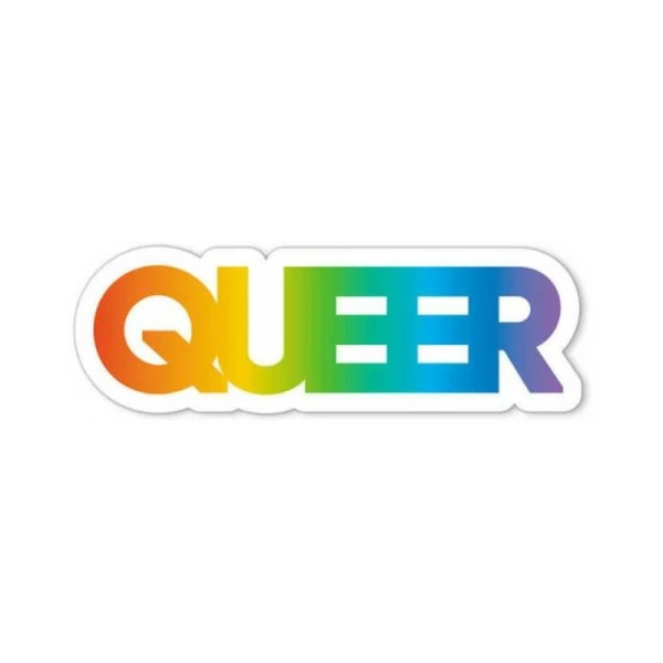 Games & Novelty: Twisted Wares Queer Sticker
