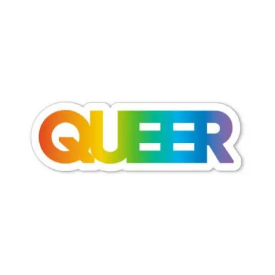 Games Novelty Twisted Wares Queer Sticker