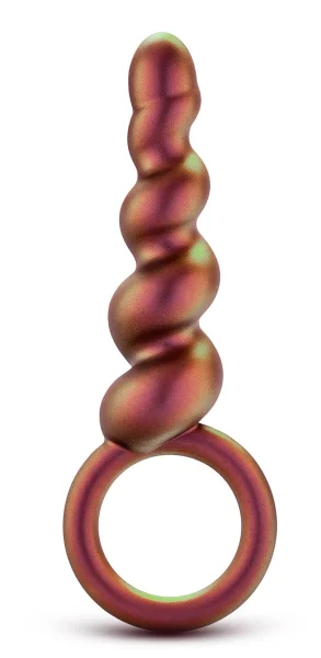 Anal Adventures Matrix - Spiral Loop Plug - Copper