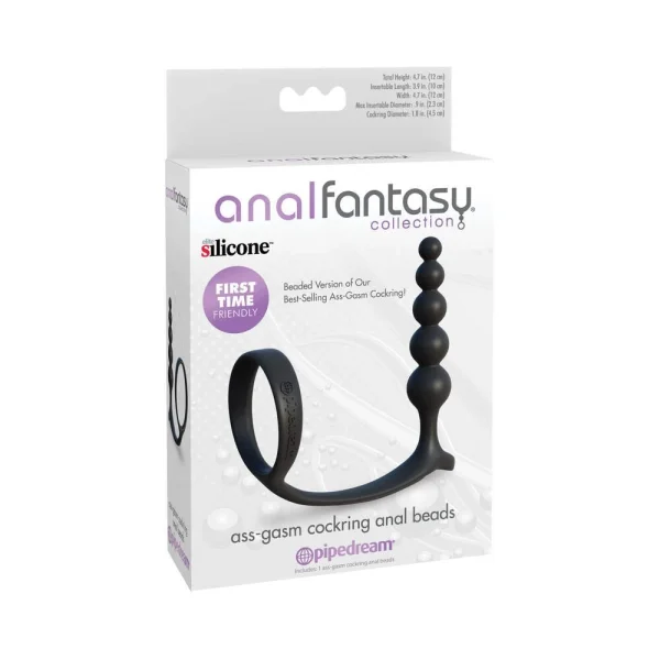 Anal Fantasy Ass-gasm Cockring Anal Beads — image 7 of 7