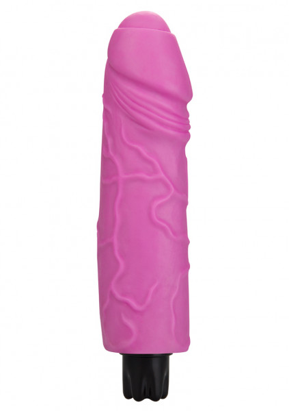 Realistic Skin Vibrator - Big - Pink - Life Like Vibrating Dildos