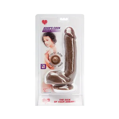 Tlc Adams Pleasureskin Cock Brown 8 7 Inch