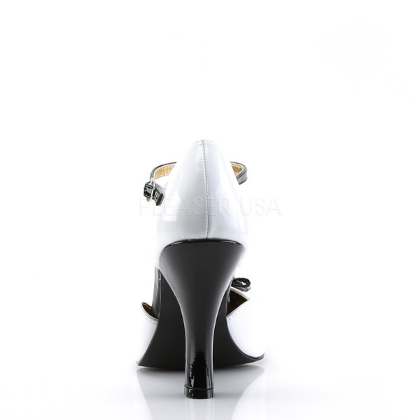 SMITTEN-10 - 4" Heel T-Strap D\'orsay Pump W/ Mini Bow Accent — image 4 of 8