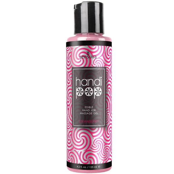 HandiPop Edible Handjob Massage Gel by Sensuva 4.2 fl oz - Strawberry — image 8 of 8