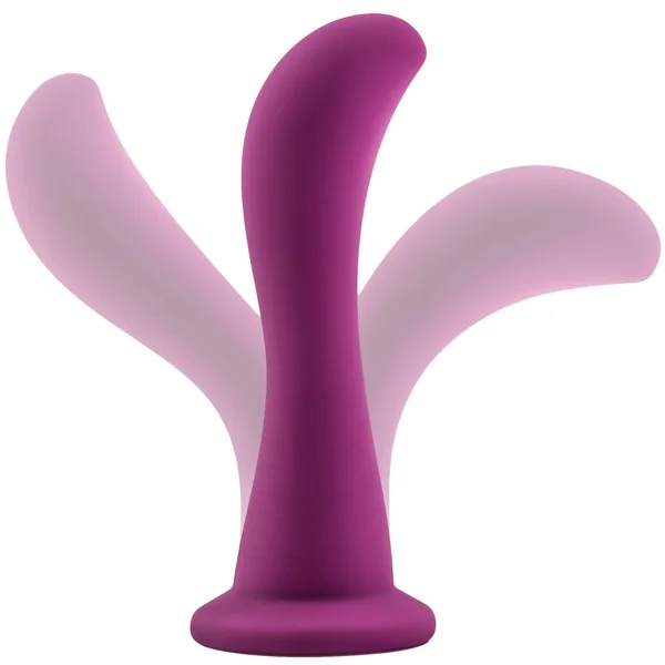 Temptasia Bellatrix Silicone Dildo by Blush Novelties - Plum — image 10 of 12