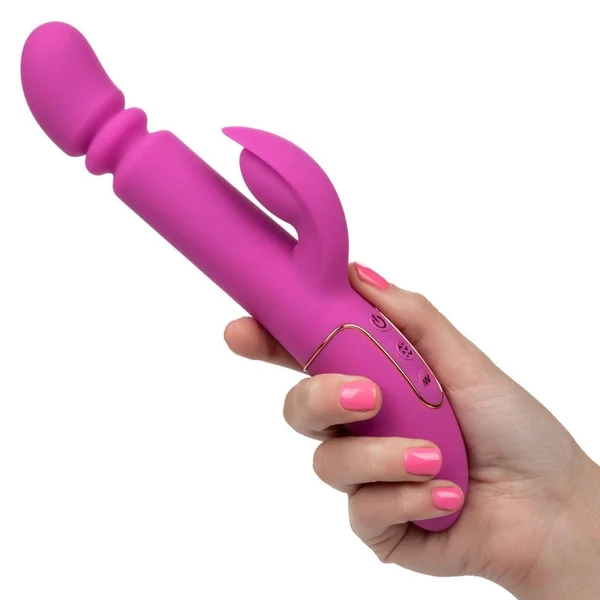 Shameless Slim Player Powerful Silicone Waterproof Rechargeable Rabbit Thruster By CalExotics — image 18 of 20