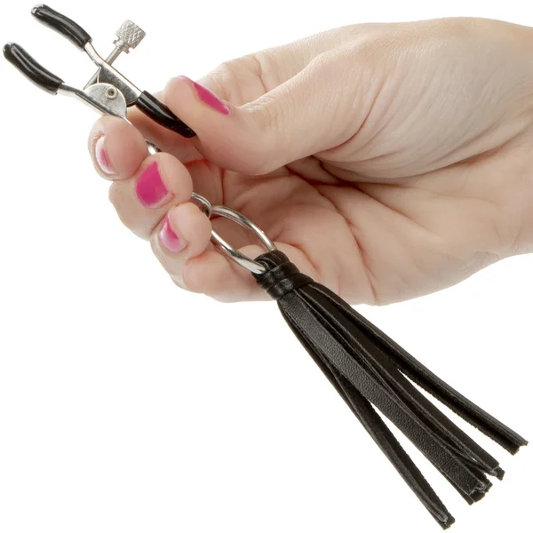 Nipple Play Playful Tassels Nipple Clamps By CalExotics - Black — image 16 of 19