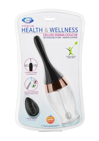 Rechargeable Enema/Douche with Built-In Cleansing Pump