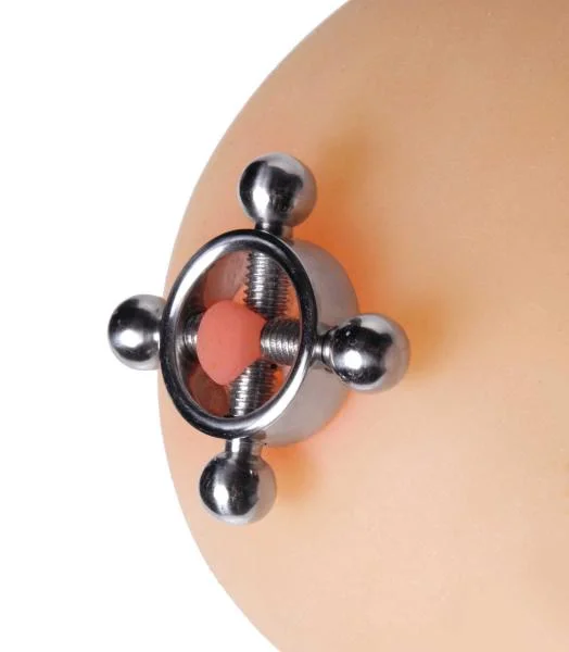 Stainless Steel Rings Of Fire Nipple Press Set — image 4 of 6