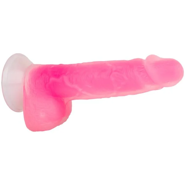 Bondara Illumi-Naughty Pink Glow in the Dark Dildo - 8 Inch — image 4 of 6