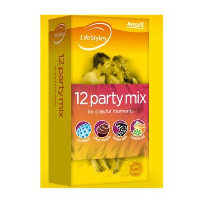 Ansell Lifestyles Party Mix 12pk Condoms