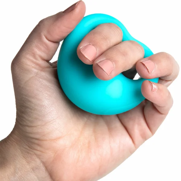 Lovelife Rev Rechargeable Silicone Easy-Grip Finger Vibrator - Turquoise