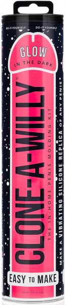 Clone a Willy Glow in the Dark Hot Pink