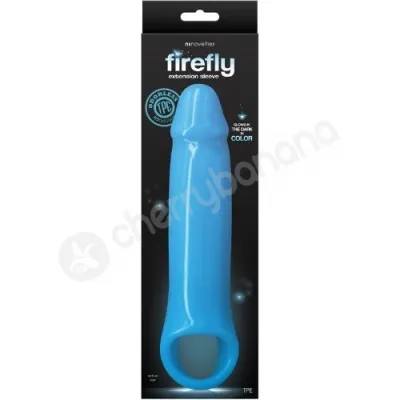 Firefly Fantasy Extension Large Blue Penis Extension Sleeve