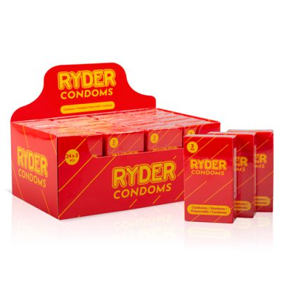 Ryder Condooms 24 x 3 Pcs