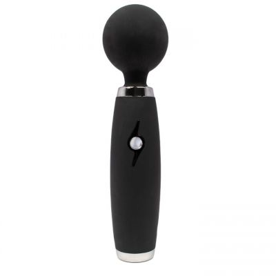 Bondara Powerhouse Black 8 Function Rechargeable Wand Vibrator