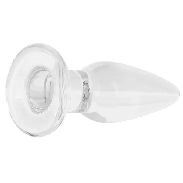 Crystal Glass Small Tapered Butt Plug by NS Novelties - Clear