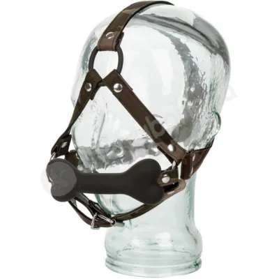 Colt Camo Silicone Bone Gag With Adjustable Head Restraint