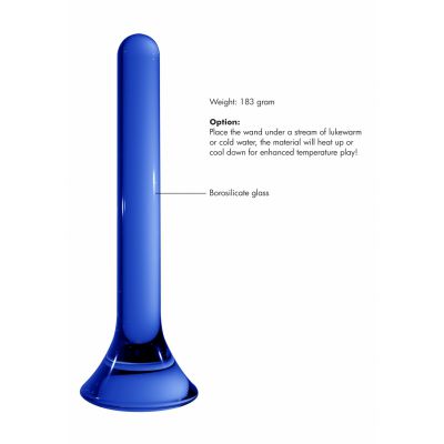 Tower Blue Best Glass Dildo