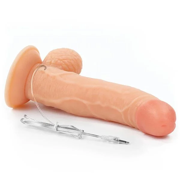 Ingen Vibrating 8.5-Inch Strap-On Dildo with Balls