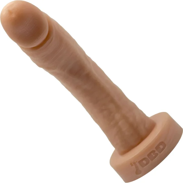 WEE Daddy Dominic 7" Platinum Silicone Realistic Dildo By Dee's Big Daddies - Vanilla