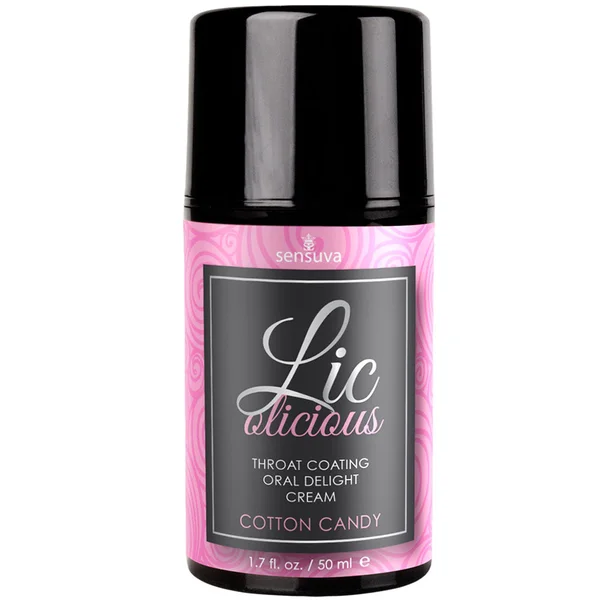 Lic-O-Licious Throat Coating Oral Cream by Sensuva 1.7 fl oz - Cotton Candy — image 2 of 2
