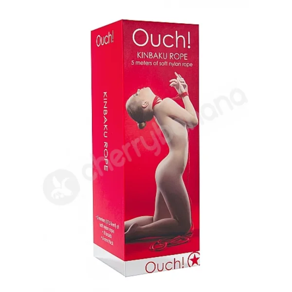 Ouch Red Kinbaku Rope 5m