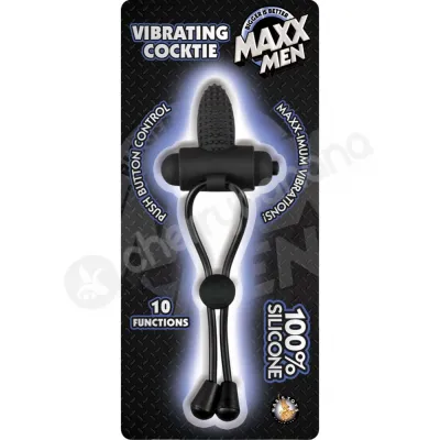 Maxx Men Black Vibrating Cocktie