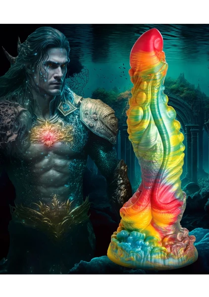 Majestic Merman 10" Silicone Suction Cup Dildo By Creature Cocks
