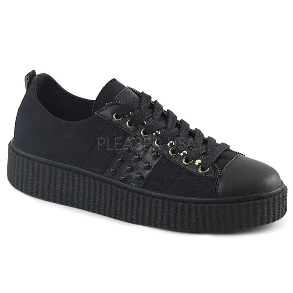 1 1/2 inches PF Round Toe Lace-Up Front Low Top Creeper Sneaker — image 5 of 16