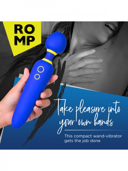 Romp Flip 9" Mini Wand Vibrator With Flexible Neck