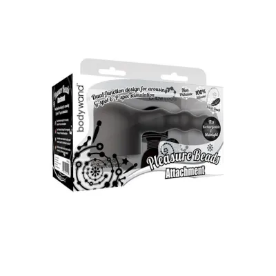 Bodywand Pleasure Beads Attachment Small Head Black Small