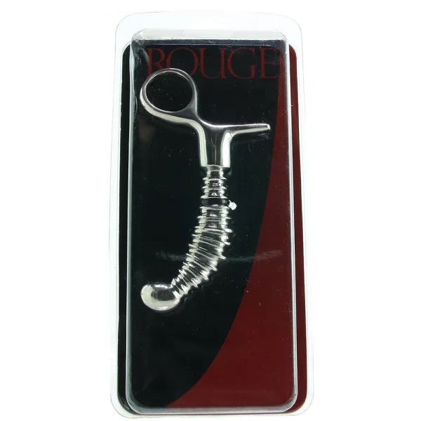 Stainless Steel Ribbed Prostate Massager