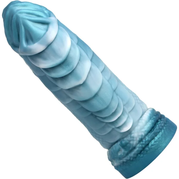 Sea Serpent Scaly 8.3" Silicone Suction Cup Dildo By Creature Cocks