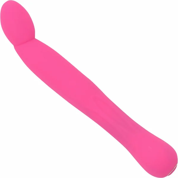 Aimii 15-Function Dual Motor Flexible Silicone G-Spot Vibrator By Nu Sensuelle - Pink